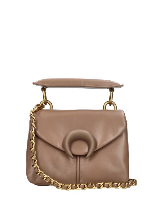 Moonlight mini faux leather bag LA CARRIE | MOONLIGHT MINI SHOULDERTAUPE